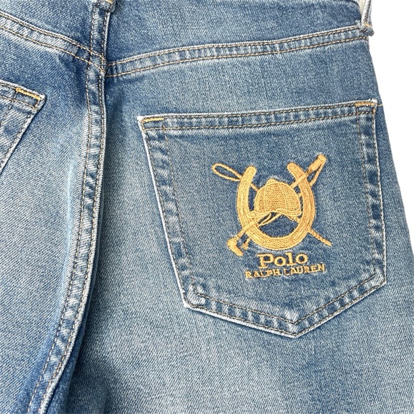 Polo Ralph Lauren Suede Patches Jeans 25 - Picture 8 of 15